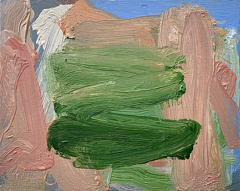 Expressionist, Oil on board, 2018, 14 by 12 inches